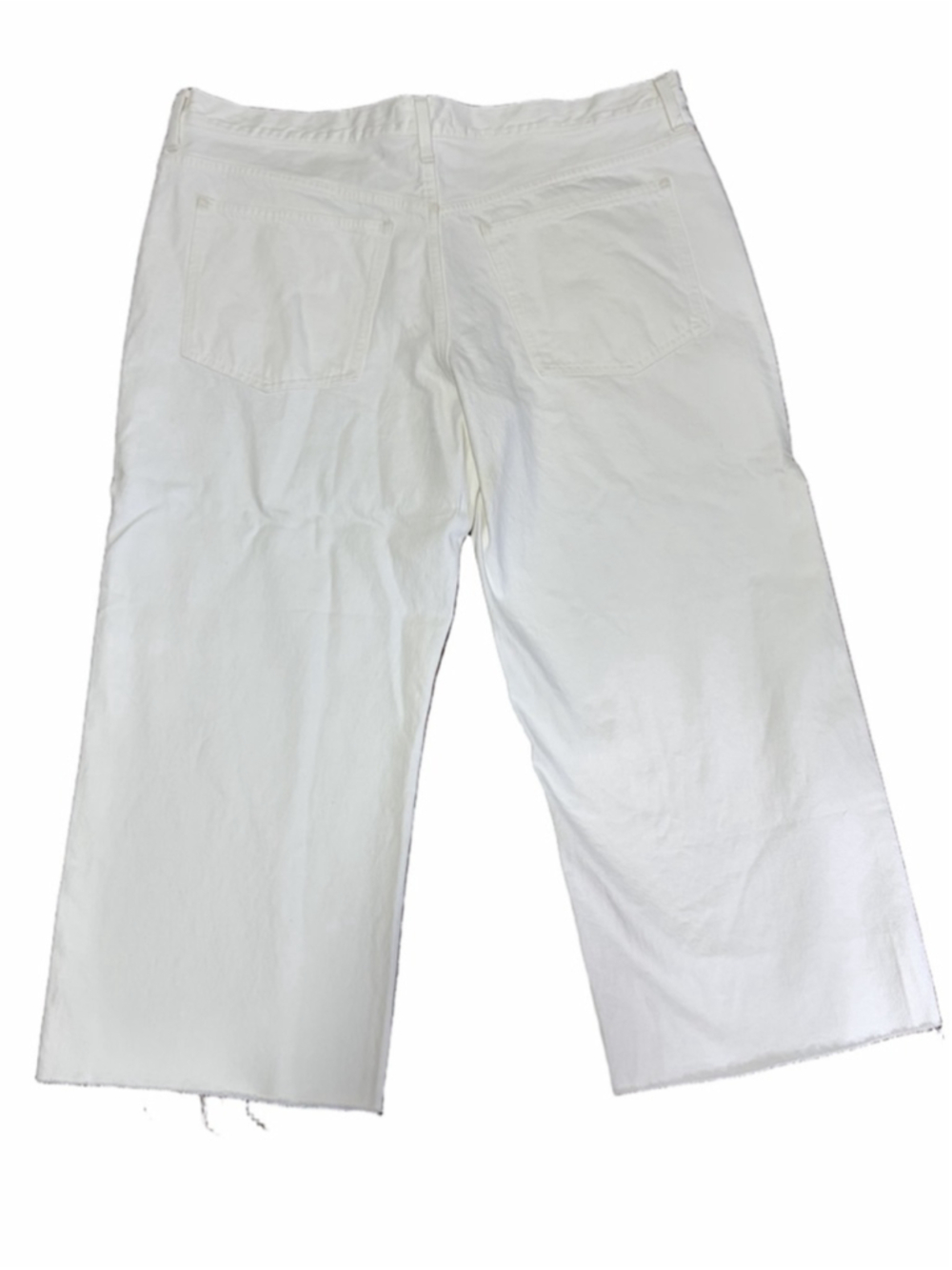 NWT Madewell Low-Slung Baggy Crop size 33 in white NU173 - Picture 5 of 9